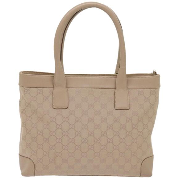 GUCCI GG Canvas Tote Bag Beige - Picture 2 of 16